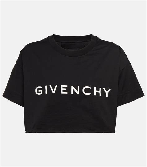 givenchy ladies t shirt|givenchy cropped t shirt.